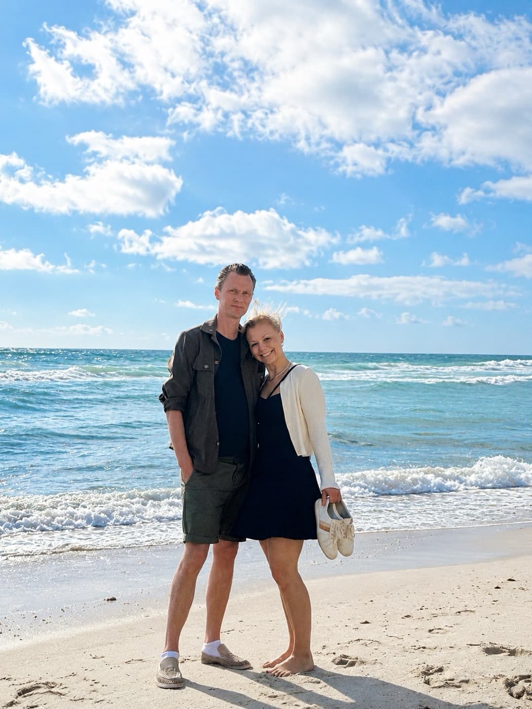 Stine & Mads am Strand