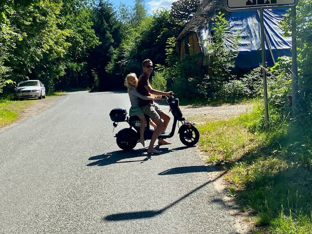 E-scooter rental at Lohals Havn